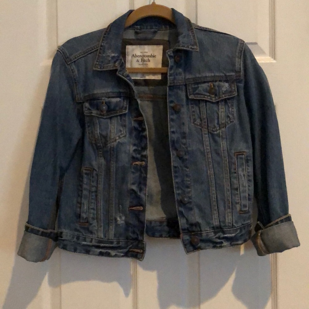 Women’s distressed denim jacket